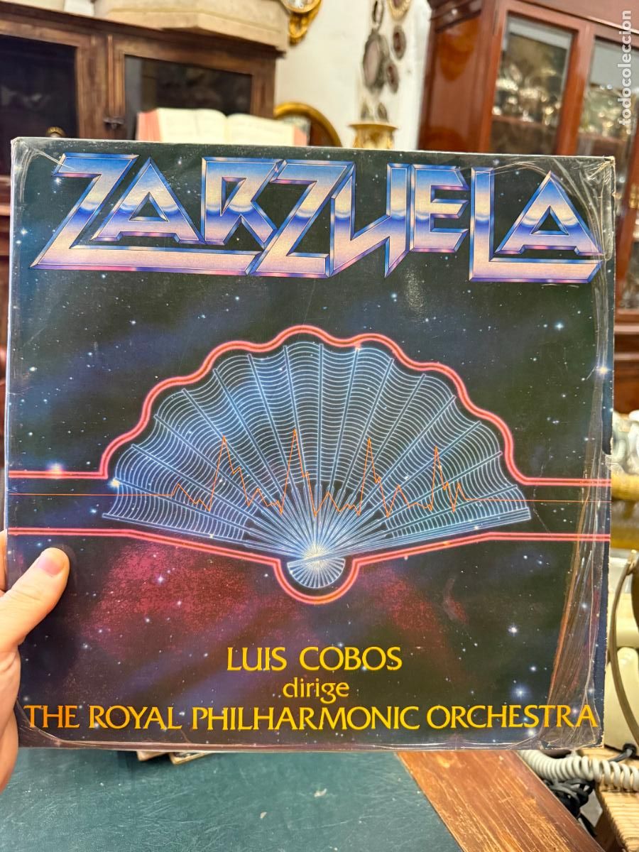 Discos de vinilo: LP ZARZUELA - LUIS COBOS DIRIGE THE ROYAL PHILHERMONIC ORCHESTRA