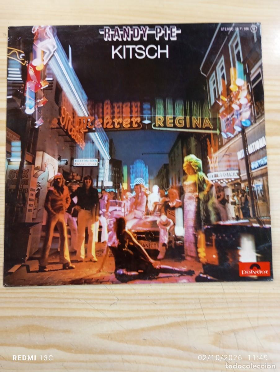 Discos de vinilo: Lp - Randy Pie &ndash; Kitsch - Edicion Espa&ntilde;ola 1975 - Gran copia