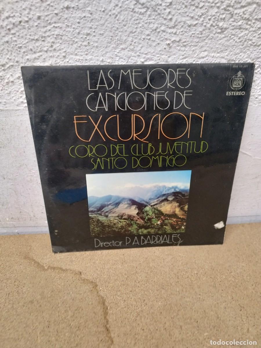 Discos de vinilo: Las mejores canciones de excursion- Coro del club juventud Santo Domingo. Disco en muy buen estado.