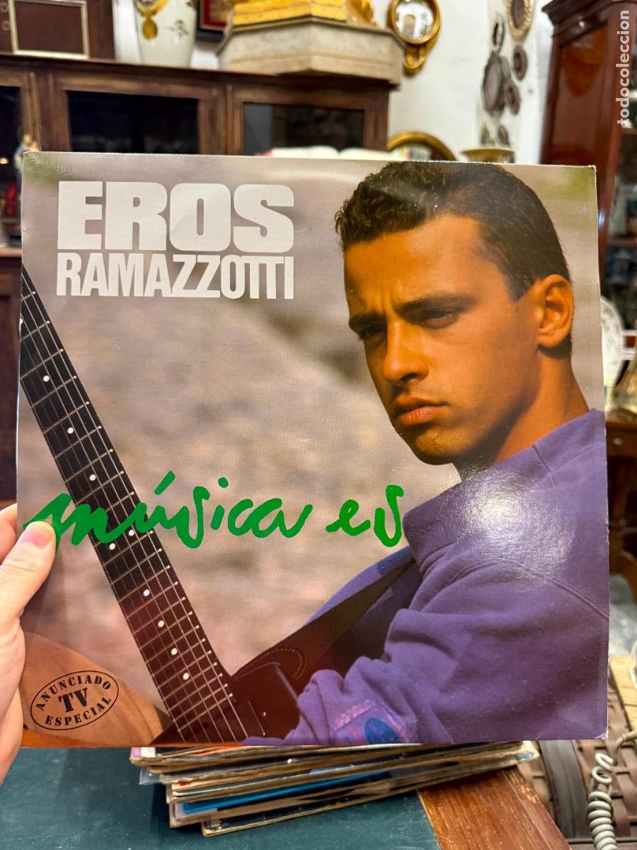 Discos de vinilo: LP EROS RAMAZZOTTI - MUSICA ES