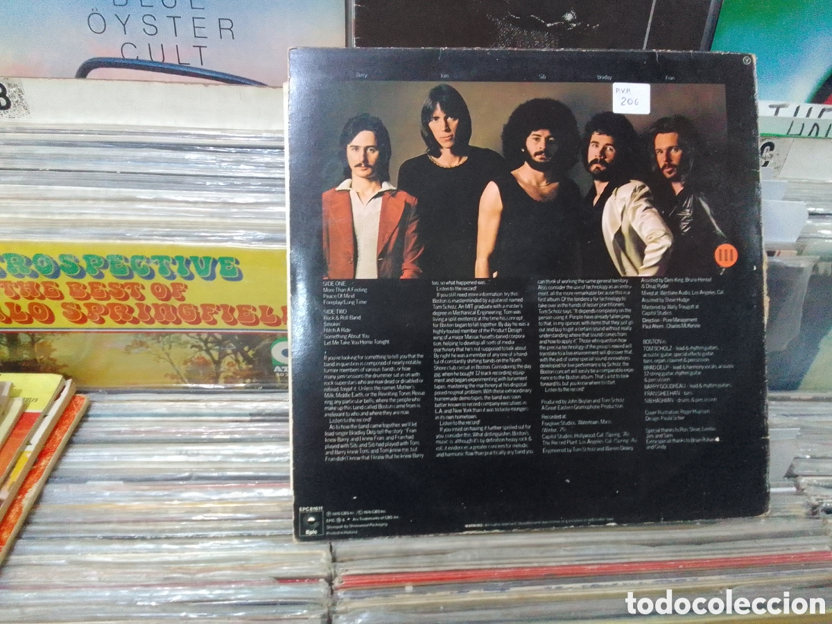 Discos de vinilo: Lp Boston,more than a feeling - Foto 2