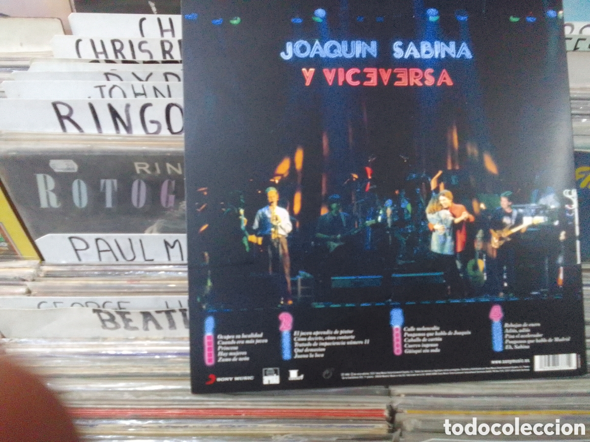 Discos de vinilo: Joaqu&iacute;n sabina y viceversa,en directo - Foto 2