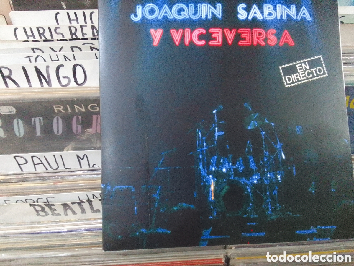 Discos de vinilo: Joaqu&iacute;n sabina y viceversa,en directo - Foto 1
