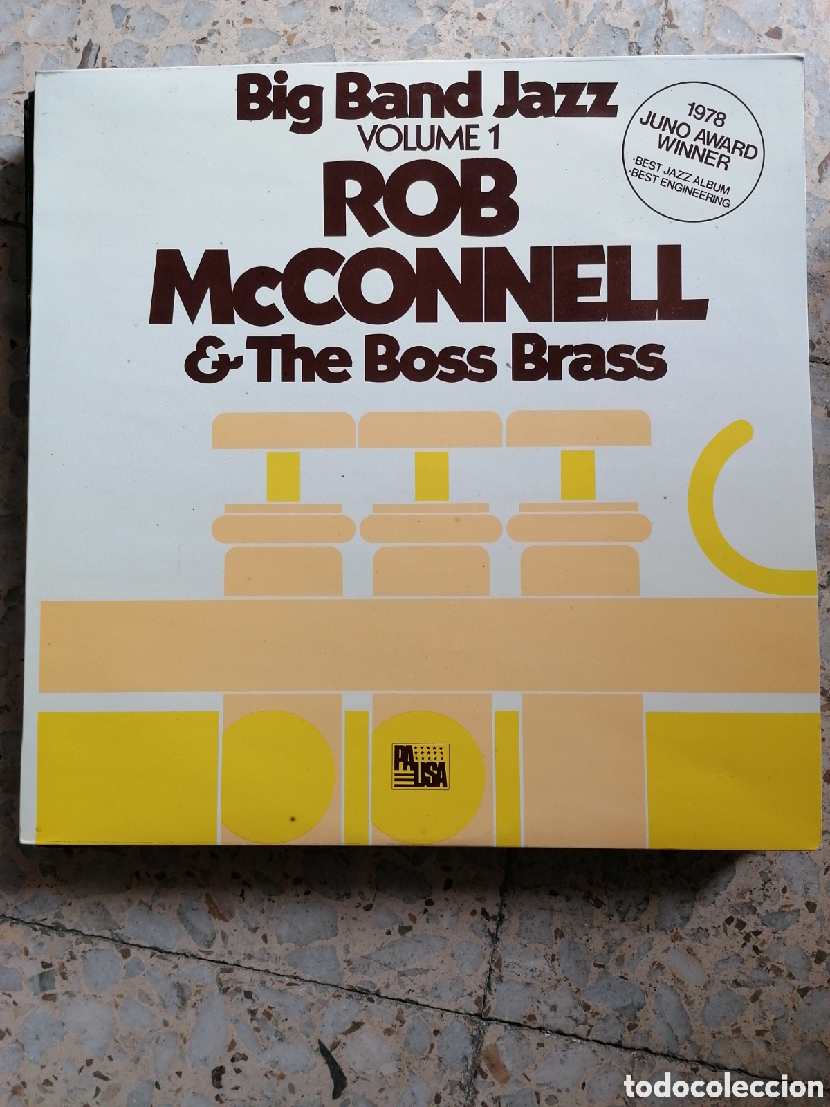 Discos de vinilo: LP ROB MCCONNELL & THE BOSS BRASS BIG BAND JAZZ VOL 1 1985 ESPA&Ntilde;A EX