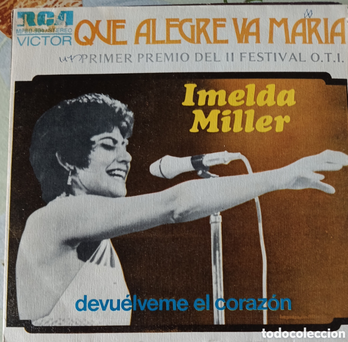 Discos de vinilo: Imelda Miller single sello RCA V&iacute;ctor editado en Espa&ntilde;a a&ntilde;o 1973 promocional.