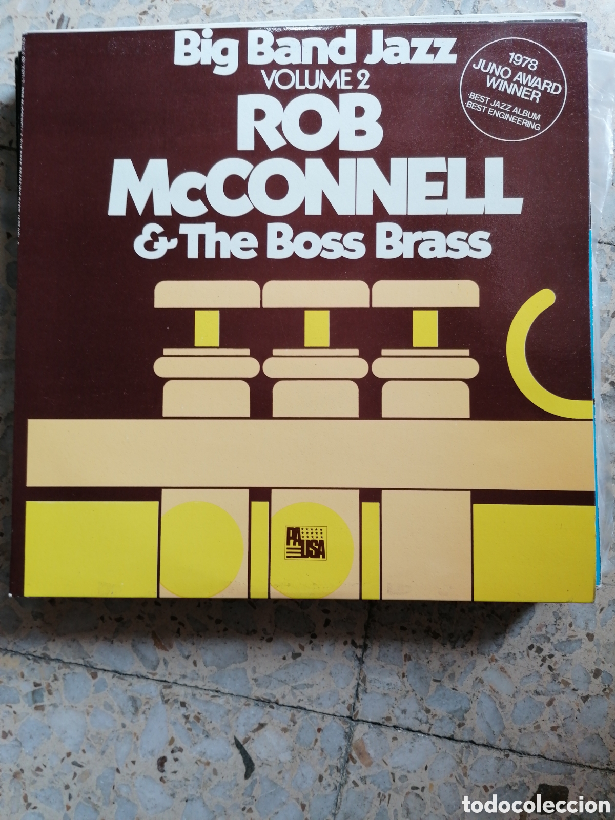 Discos de vinilo: LP ROB MCCONNELL & THE BOSS BRASS BIG BAND JAZZ VOL 2 1985 ESPA&Ntilde;A EX