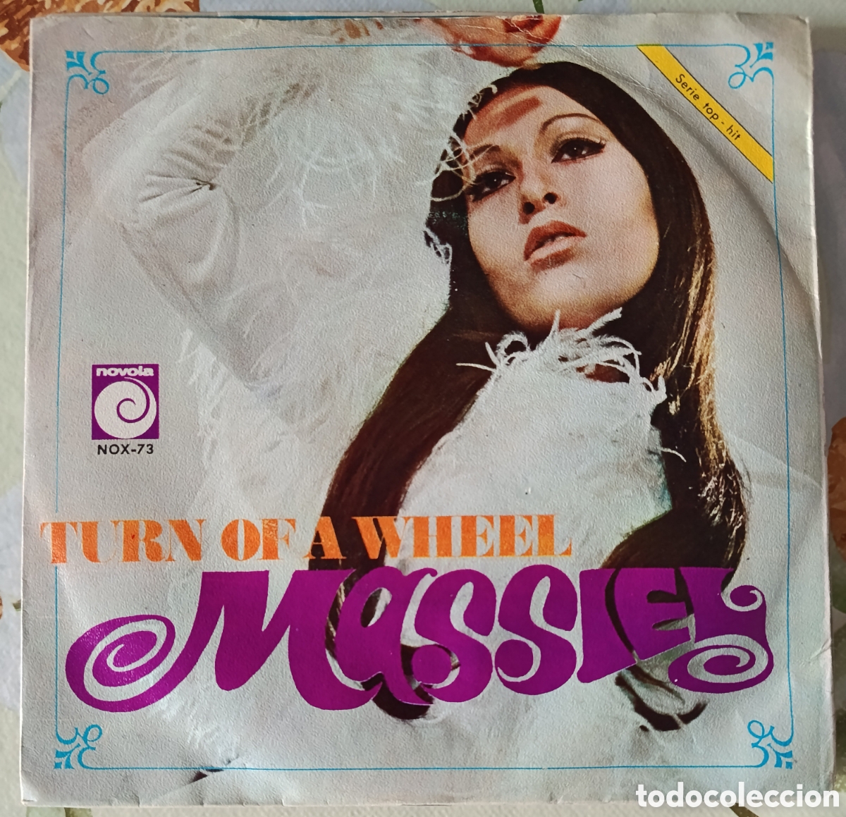 Discos de vinilo: Massiel single sello Novola editado en Espa&ntilde;a a&ntilde;o 1968 promocional solo 1 cara.