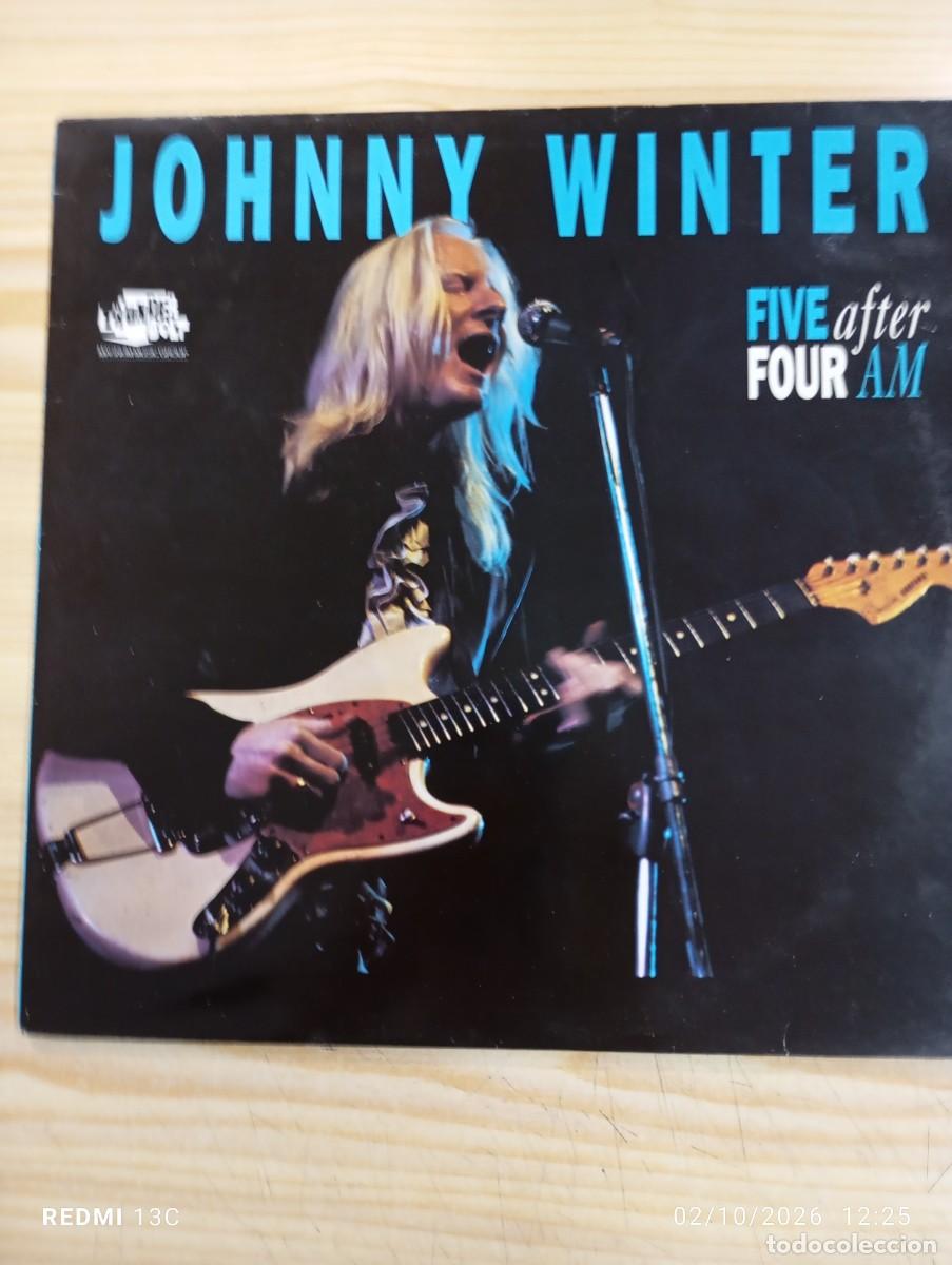 Discos de vinilo: Lp - Johnny Winter &lrm;&ndash; Five After Four AM - Edicion UK 1990 - Recopilatorio - Gran copia