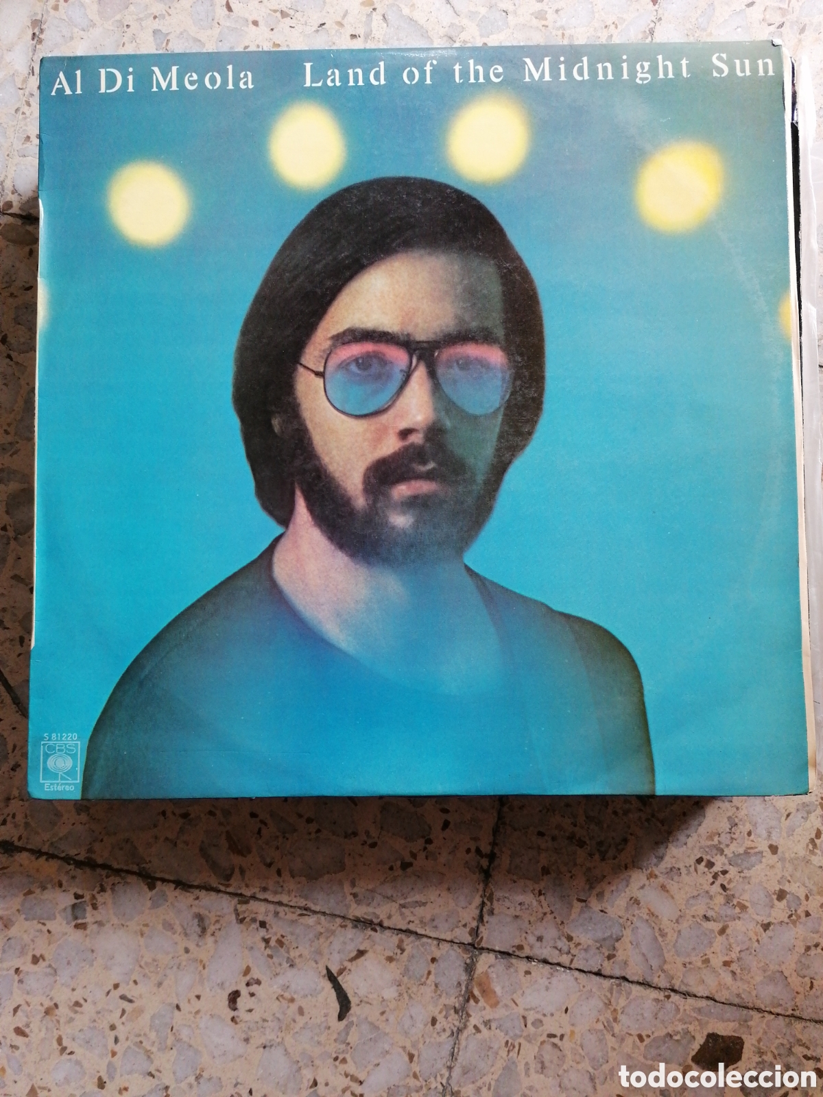 Discos de vinilo: LP AL DIMEOLA LAND OF THE MIDNIGHT SUN 1976 ESPA&Ntilde;A EX CON HOJA INFO