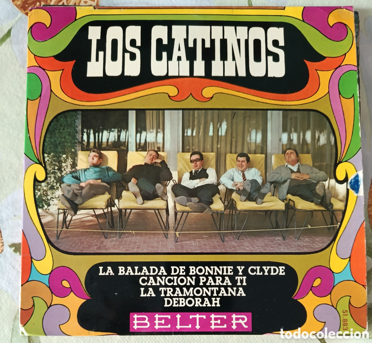 Discos de vinilo: Los Catinos Ep sello Belter editado en Espa&ntilde;a a&ntilde;o 1968.