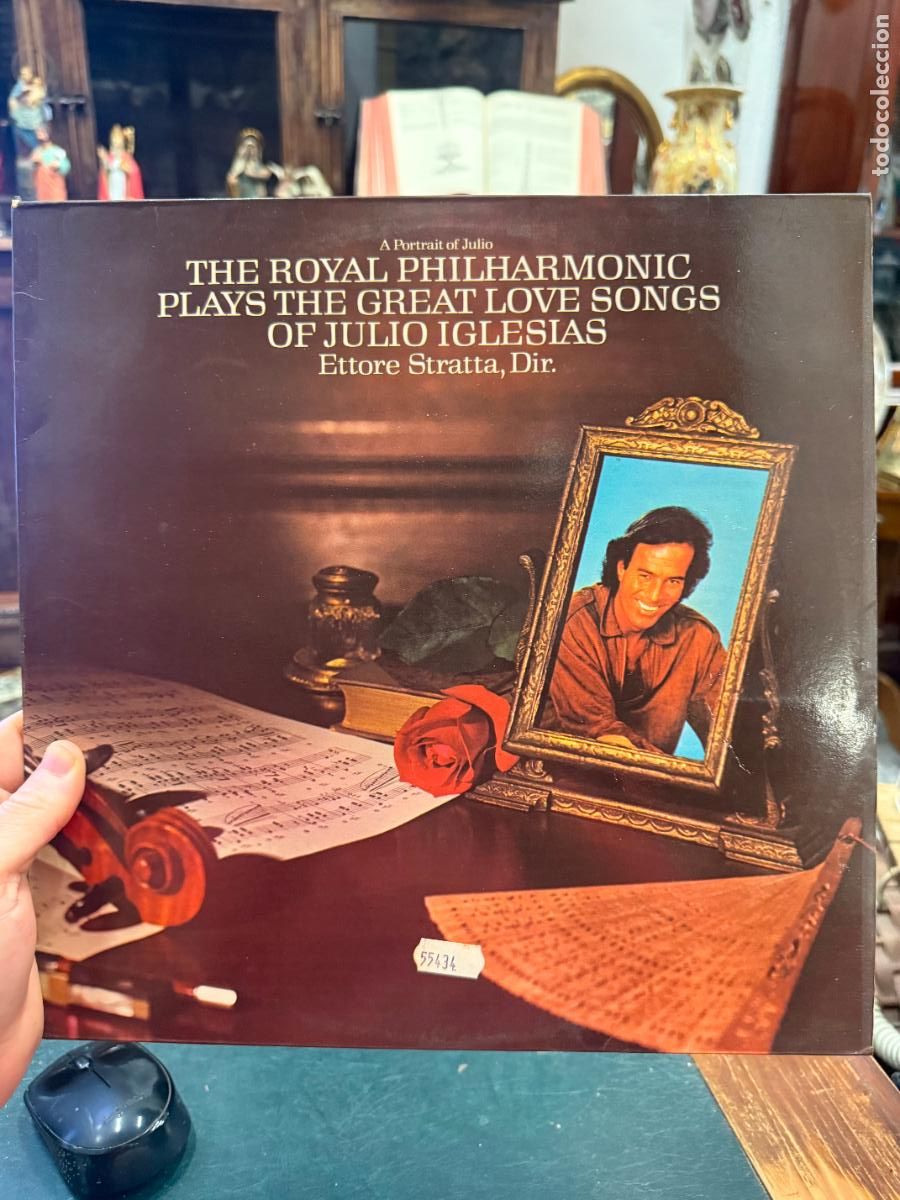 Discos de vinilo: LP THE ROYAL PHILHARMONIC PLAYS THE GREAT LOVE SONGS OF JULIO IGLESIAS