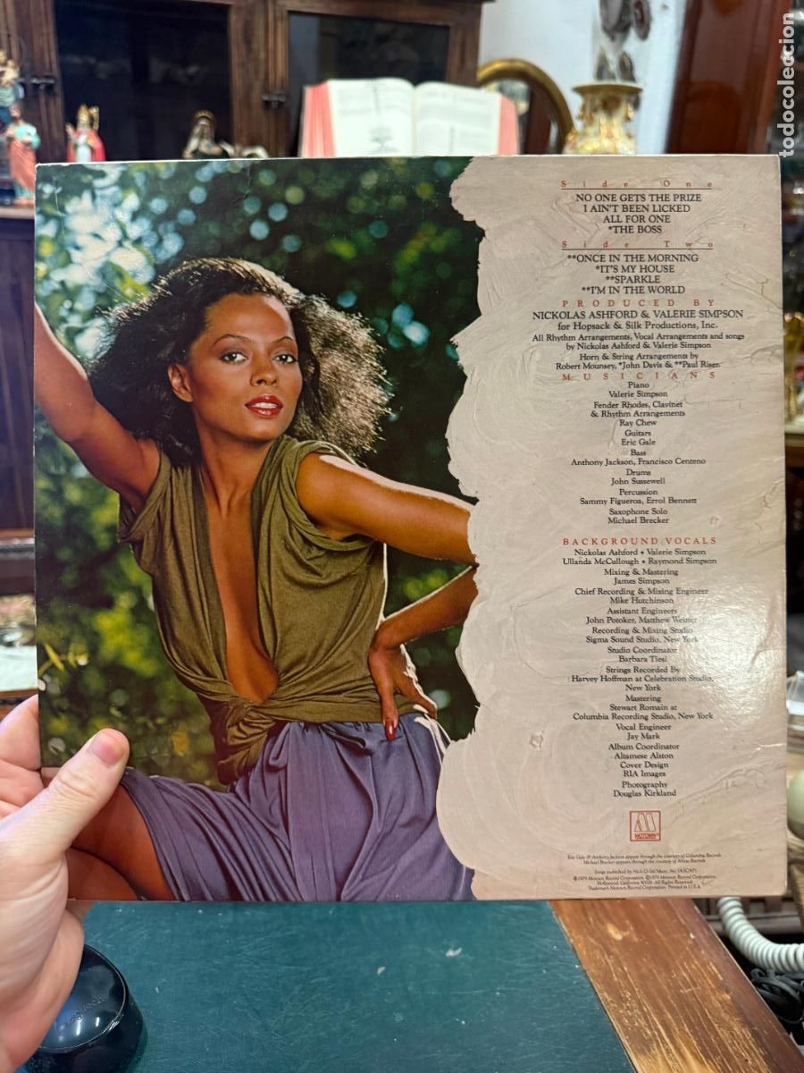Discos de vinilo: LP DIANA ROSS - THE BOSS - Foto 2