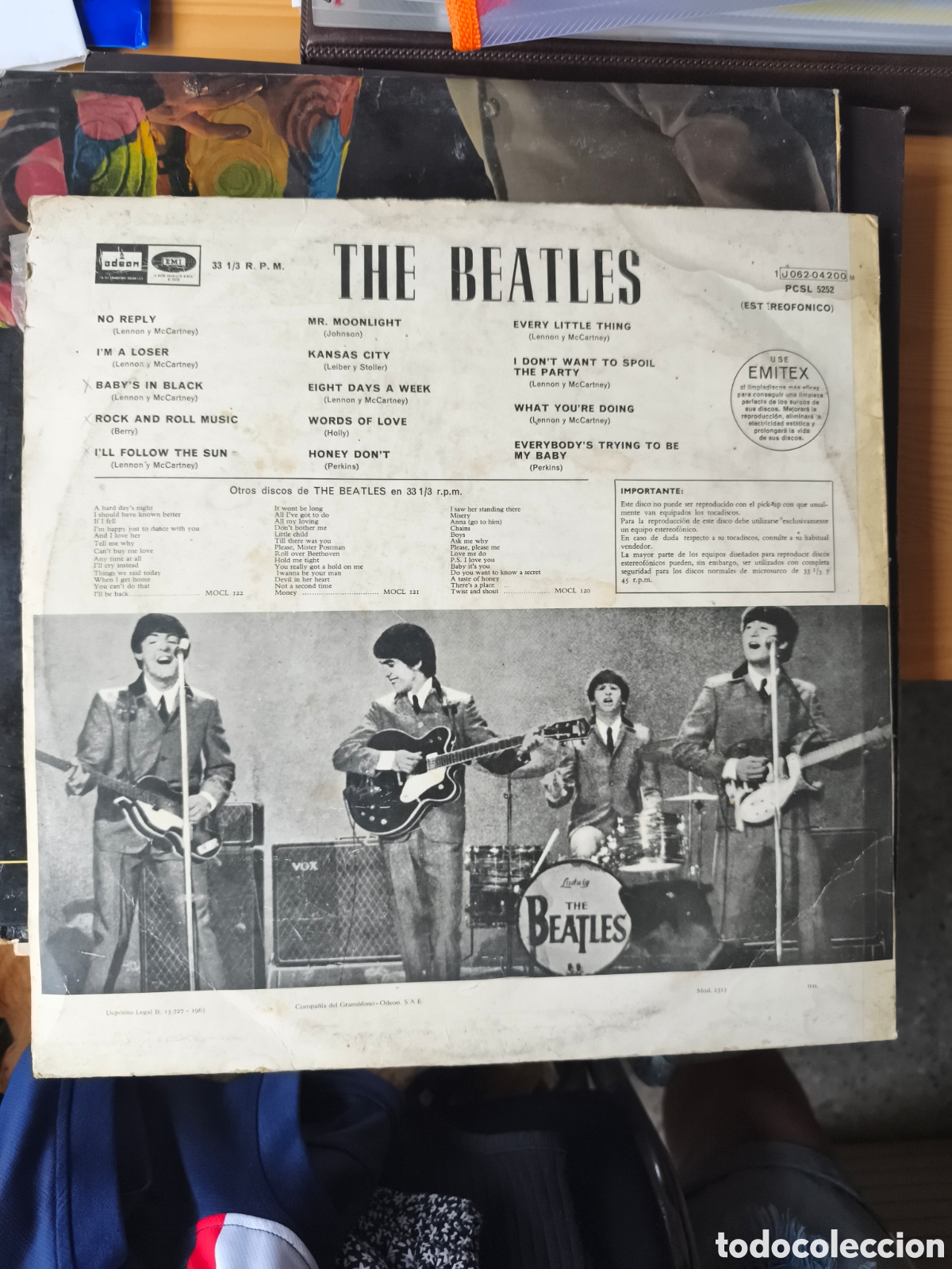 Discos de vinilo: The beatles for sale - Foto 2