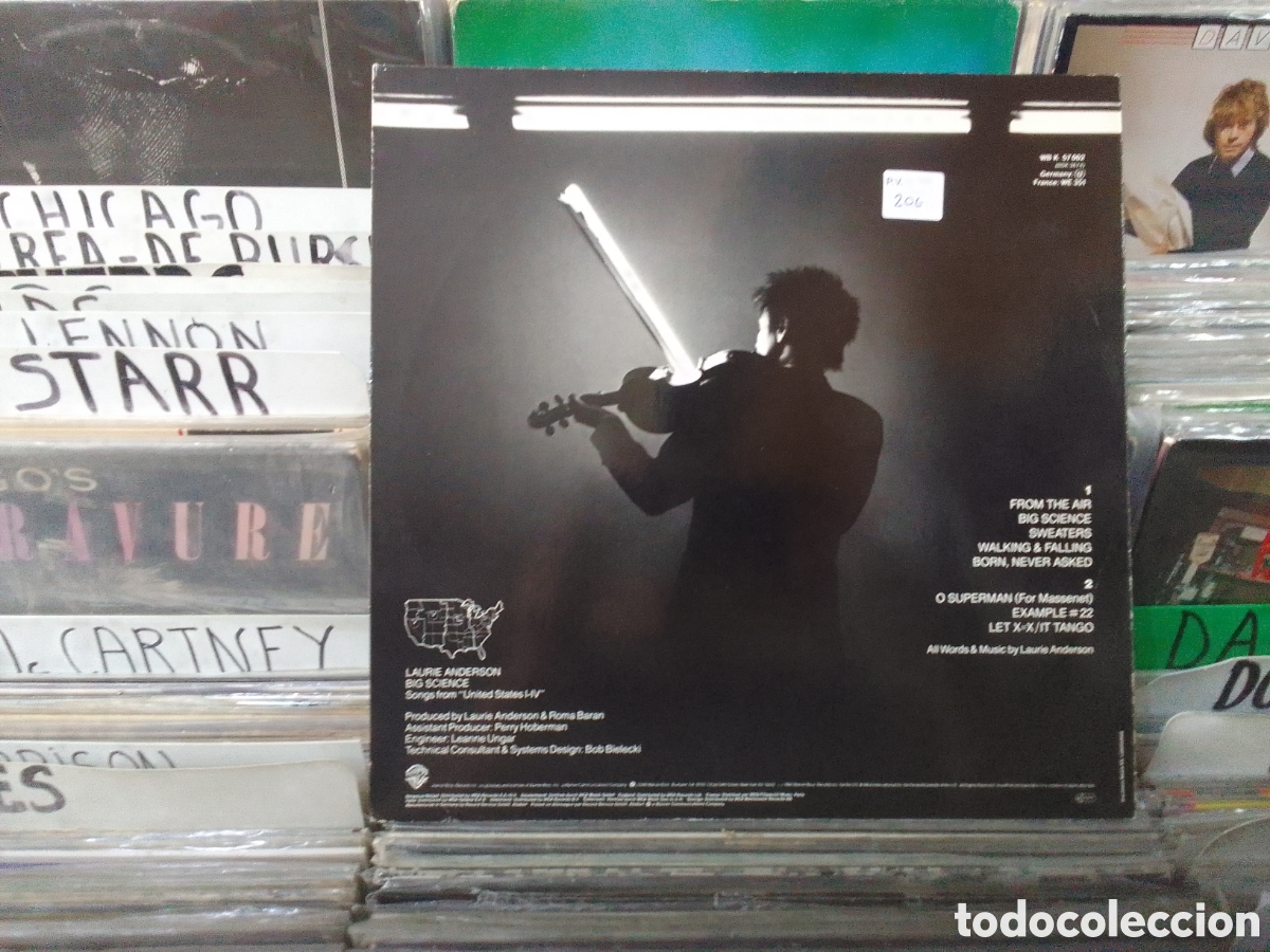 Discos de vinilo: Big science, Laurie Anderson - Foto 2