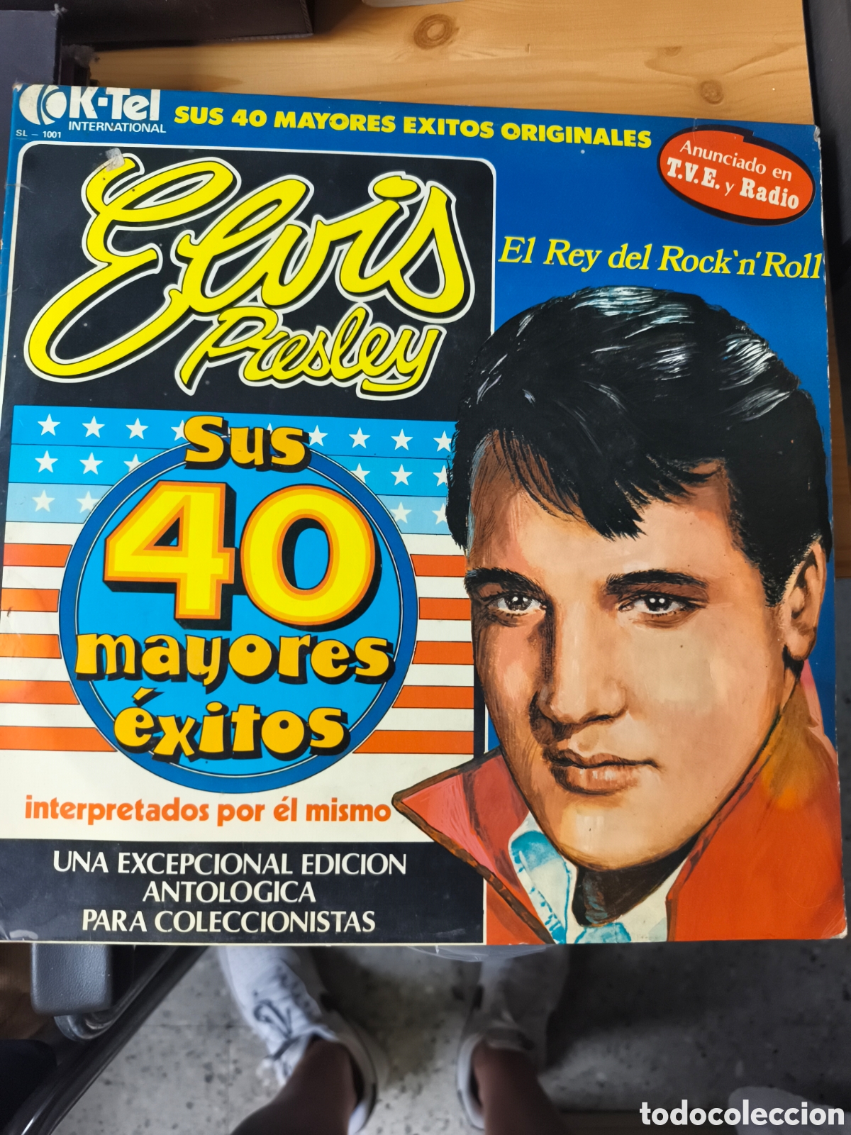 Discos de vinilo: Elvis sus 40 mayores &eacute;xitos - Foto 1