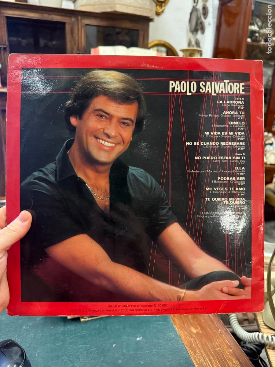Discos de vinilo: LP PAOLO SALVATORE - - Foto 2