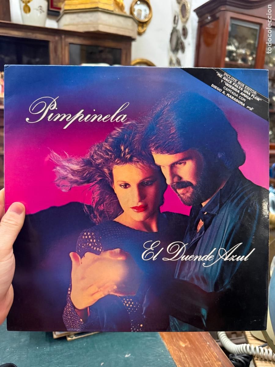 Discos de vinilo: LP PIMPINELA - EL DUENDE AZUL - Foto 1
