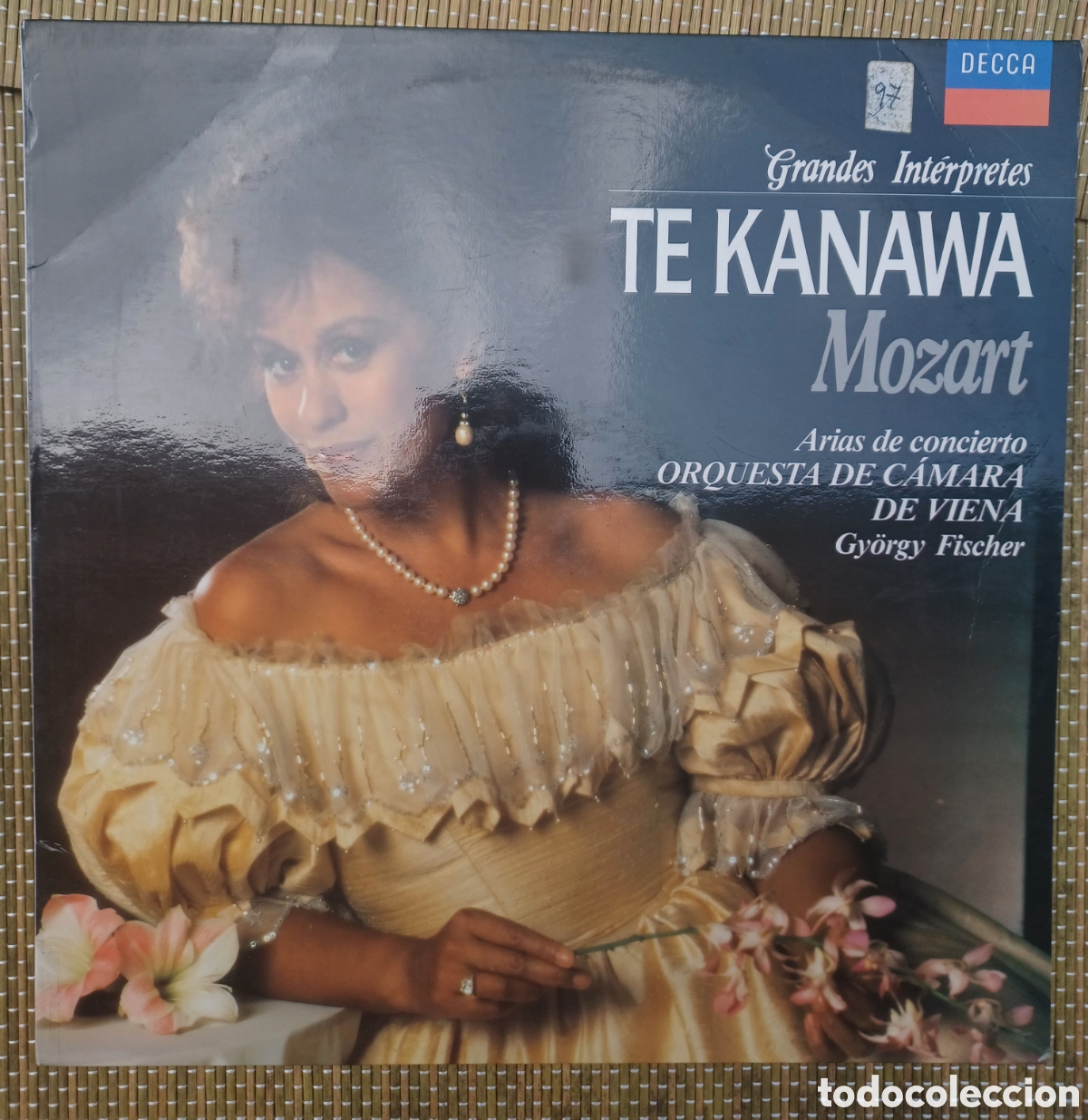 Discos de vinilo: Vinilo Kiri Te Kanawa. Mozart Concert Arias. Vienna Chamber Orch. Fischer