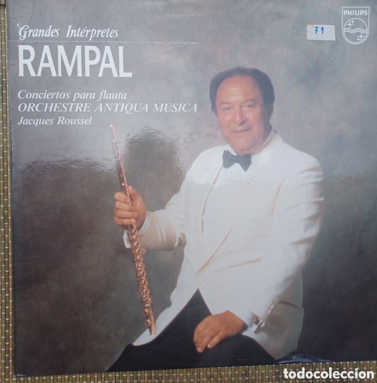Discos de vinilo: Vinilo Rampal &ndash; Conciertos Para Flauta de Jacques Roussel - Grandes Int&eacute;rpretes.