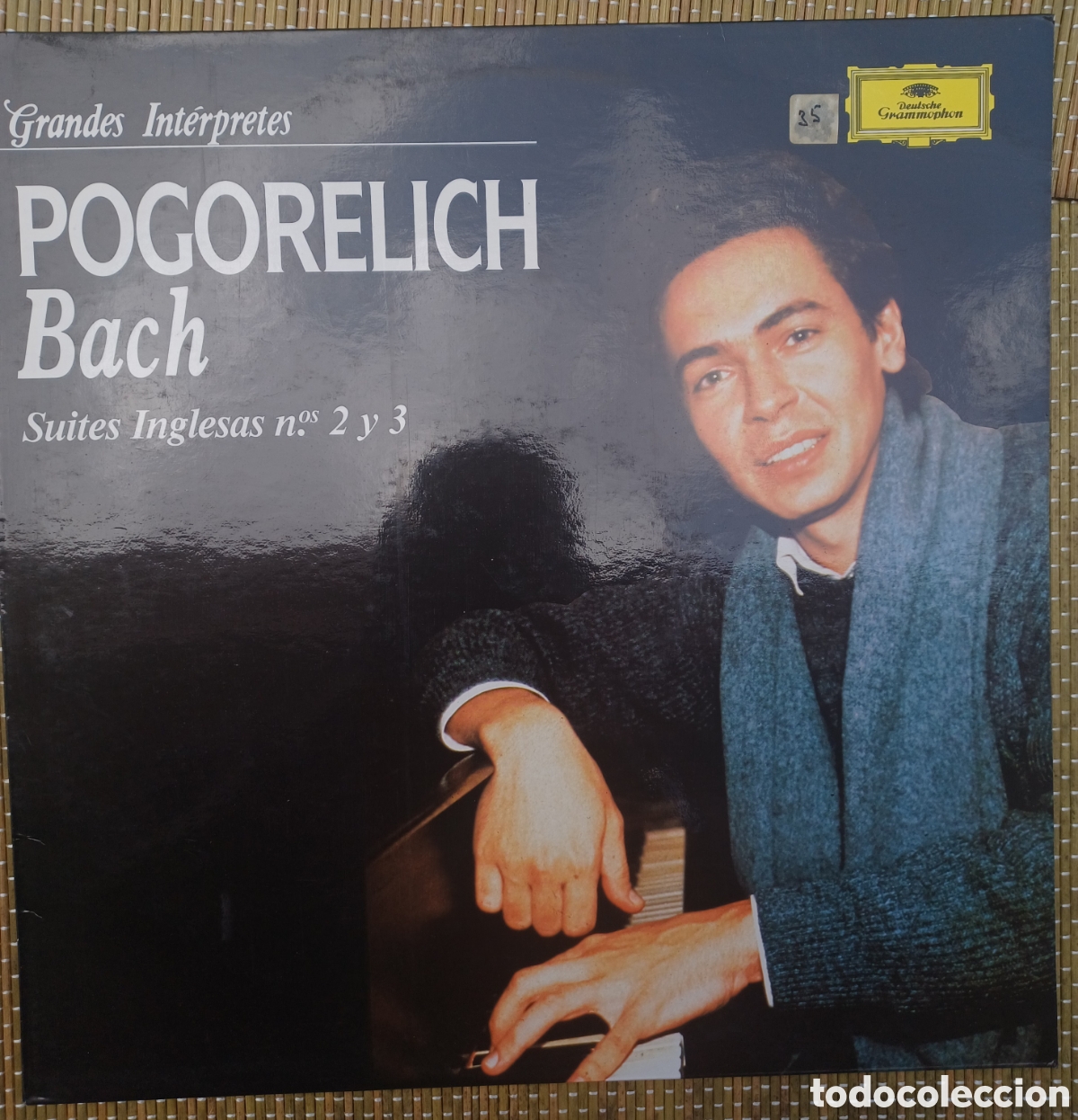 Discos de vinilo: Vinilo Pogorelich, Bach, Suites Inglesas n&ordm; 2 y 3, Deutsche Grammophon