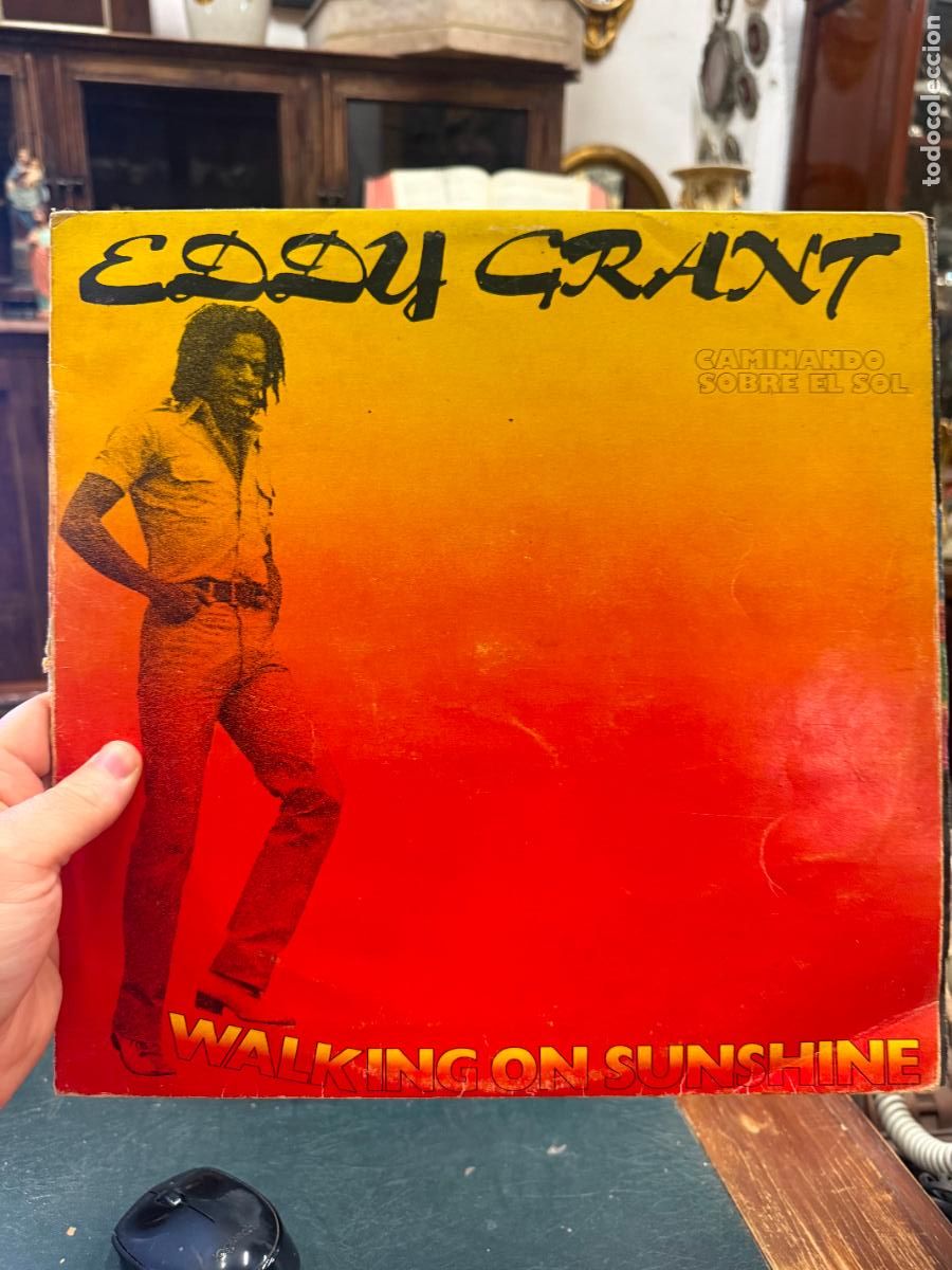 Discos de vinilo: LP EDDY CRANT - WALKING ON SUNSHINE