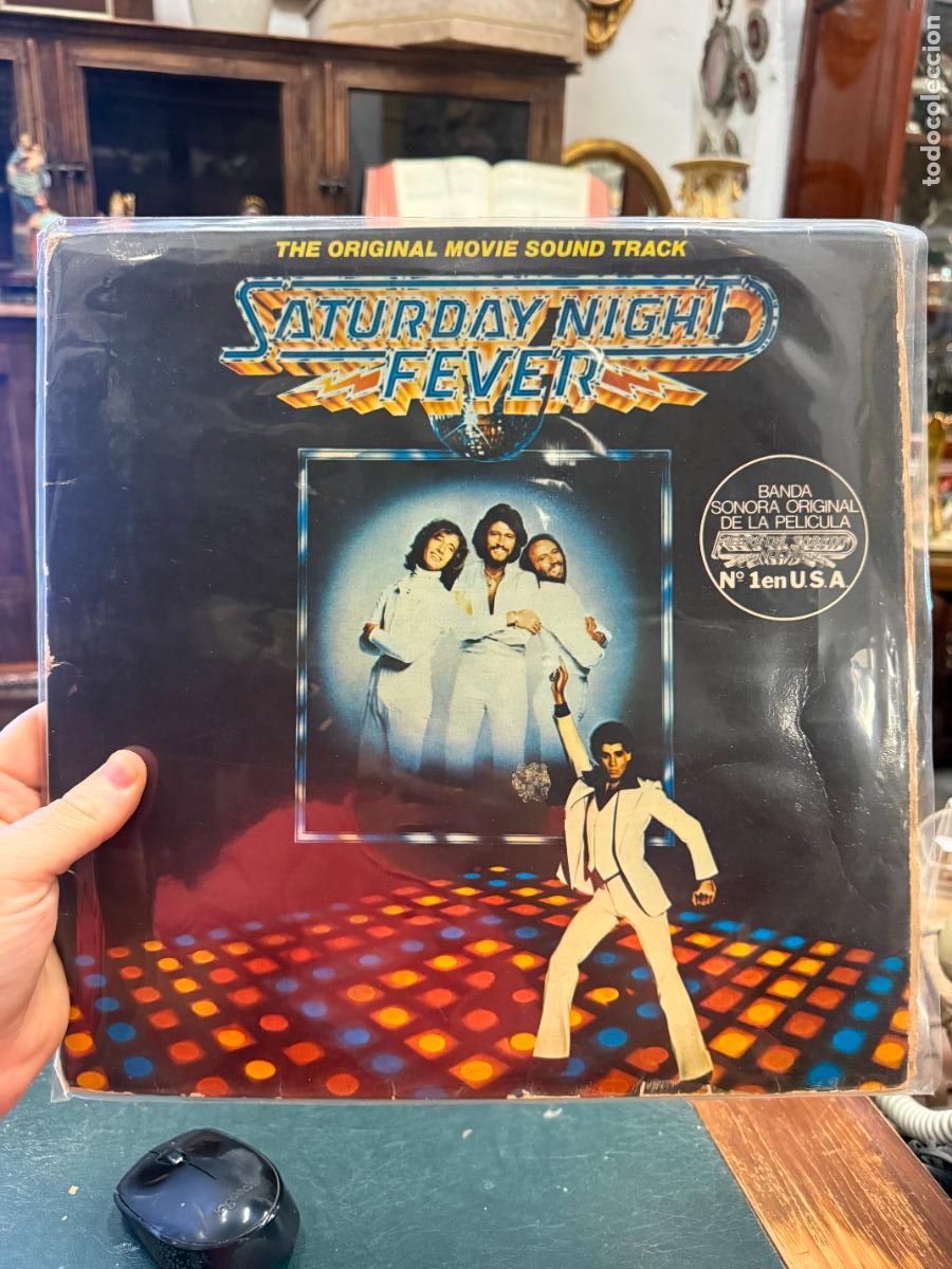 Discos de vinilo: LP SATURDAY NIGHT FEVER - THE ORIGINAL MOVIE SOUND TRACK