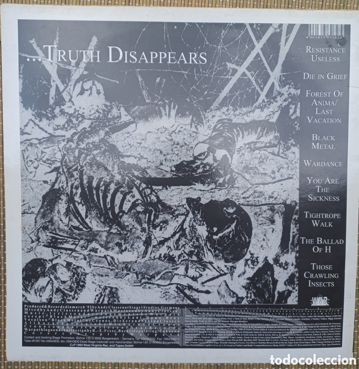 Discos de vinilo: Vinilo WarPath When War Begins.Truth Disapear - Foto 2