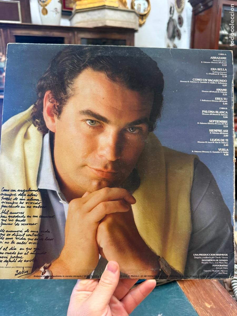 Discos de vinilo: LP BERTIN OSBORNE - COMO UN VAGABUNDO - Foto 2