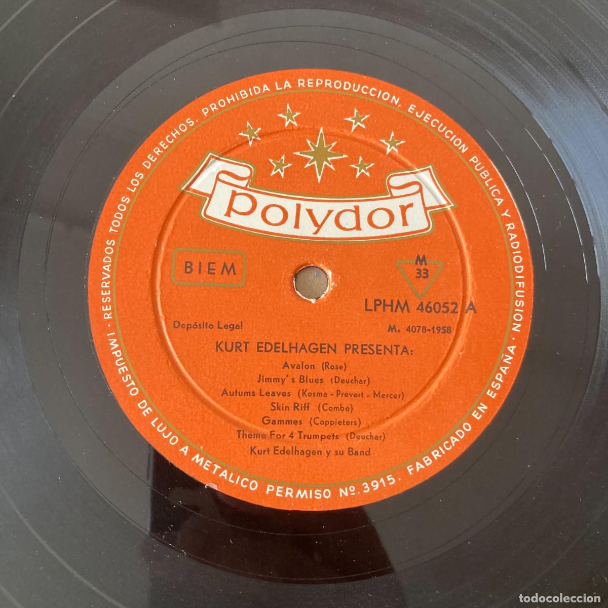 Discos de vinilo: DISCO VINILO KURT EDELHAGEN PRESENTA POLYDOR 1958 - Foto 2