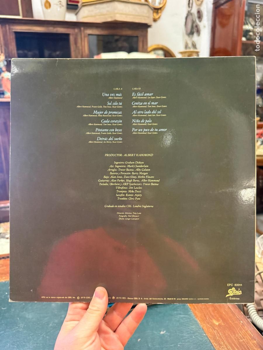 Discos de vinilo: LP ALBERT HAMMOND - AL OTRO LADO DEL SOL - Foto 2