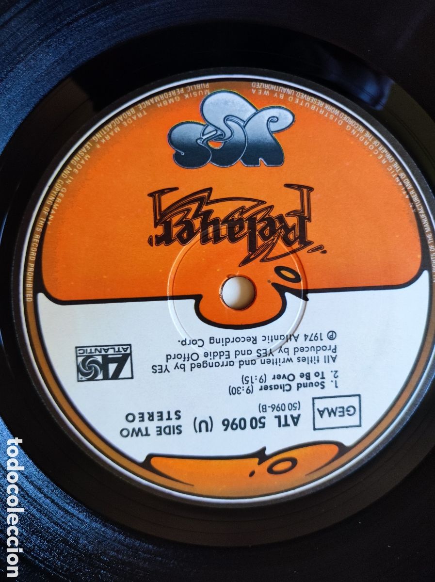Discos de vinilo: YES - RELAYER (1974 ATL 50096) - Foto 4