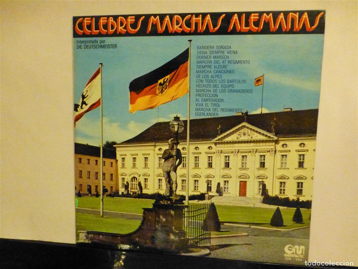 Discos de vinilo: Disco Vinilo Long Play LP - C&eacute;lebes Marchas Alemanas - Die Deutschmeister - Gramusic A&ntilde;o 1974