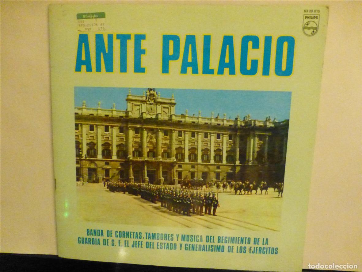 Discos de vinilo: Disco Vinilo Long Play LP Ante Palacio, Banda Guardia Jefe del Estado Francisco Franco Gramusic 1974
