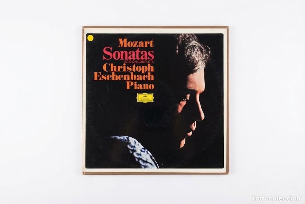 Discos de vinilo: MOZART - SONATAS PARA PIANO (EDICION COMPLETA) - CHRISTOPH ESCHENBACH - CAJA LP DEUTSCHE GRAMMOPHON