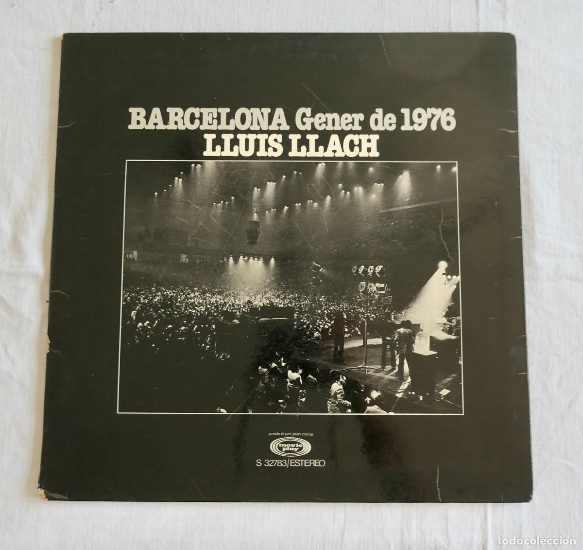 Discos de vinilo: LLU&Iacute;S LLACH - BARCELONA GENER DE 1976 - VINILO LP GATEFOLD - MOVIEPLAY 1976