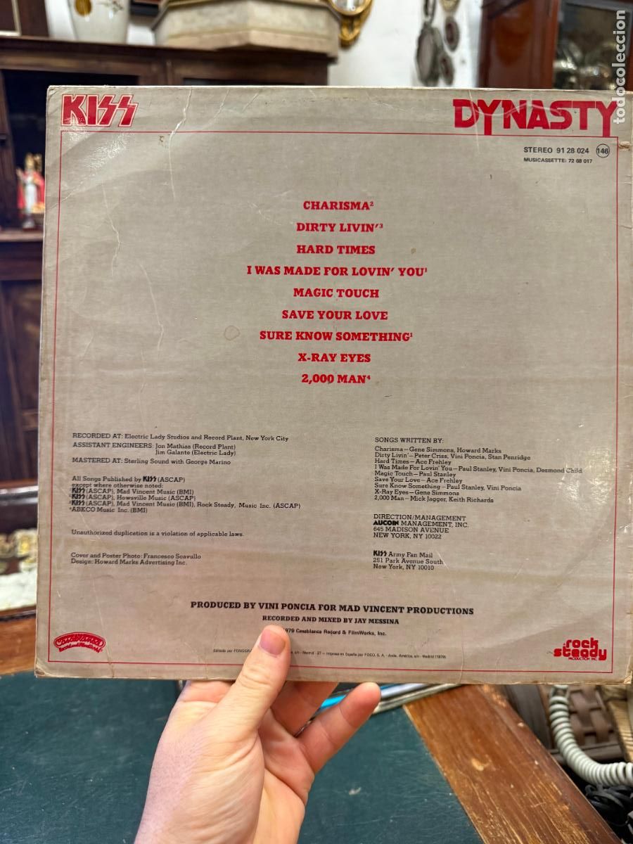 Discos de vinilo: LP KISS - DYNASTY -- - Foto 2