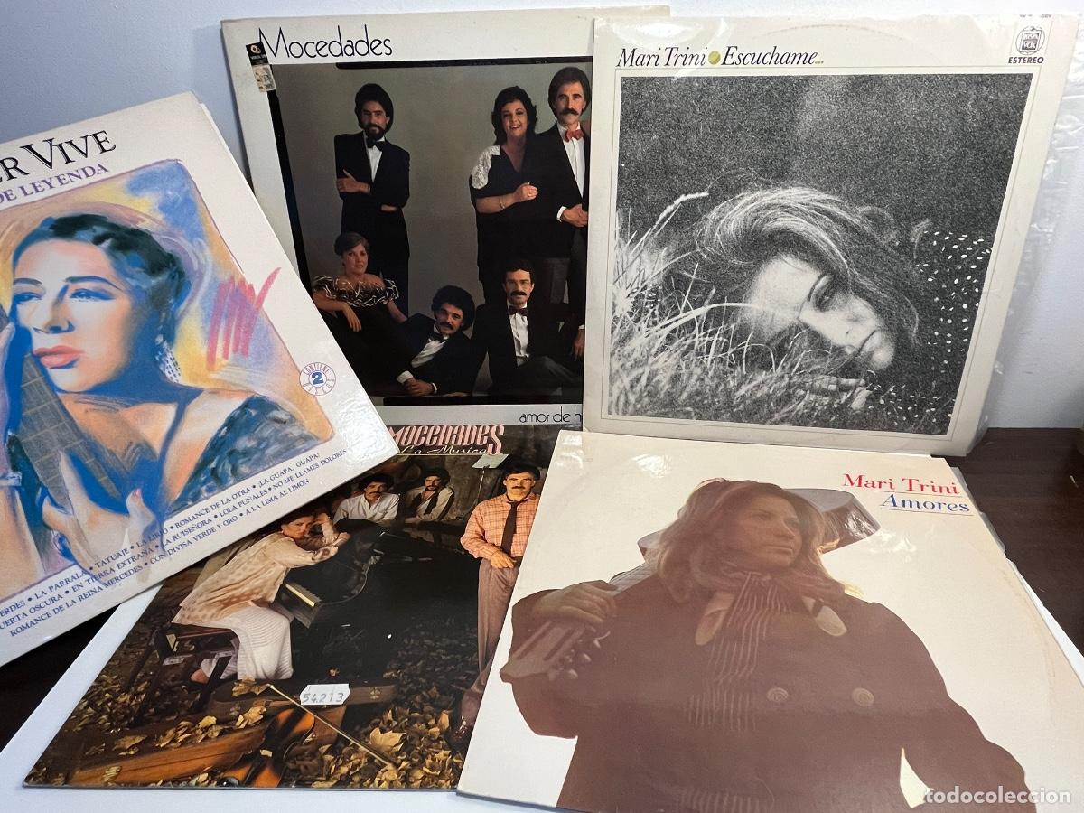 Discos de vinilo: Lote 6 vinilos: Mari Trini, Mocedades, Conchita Piquer
