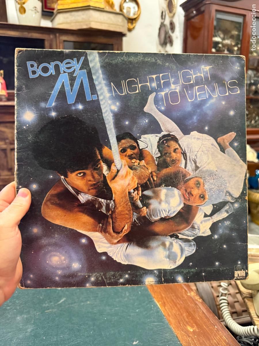 Discos de vinilo: LP BONEY M. - NIGHT FLIGHT TO VENUS - Foto 1