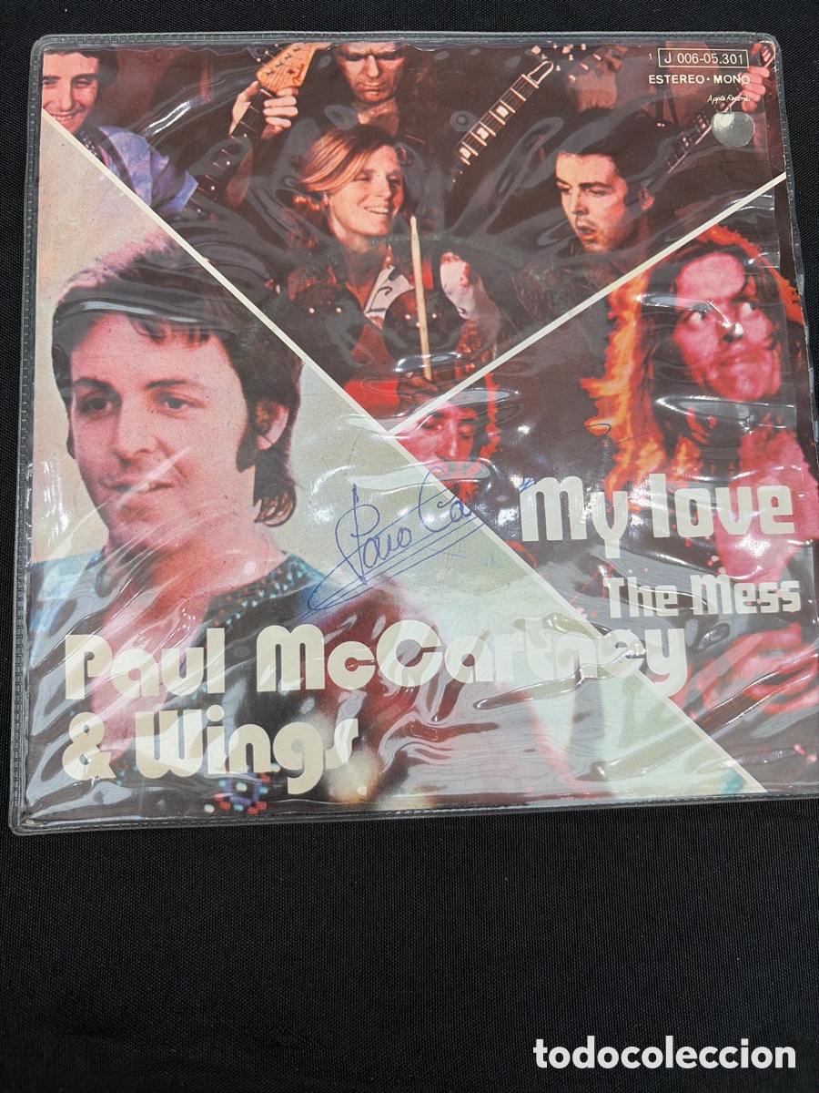 Discos de vinilo: PAUL McCARTNEY AND WINGS - MY LOVE + THE MESS SINGLE SPAIN
