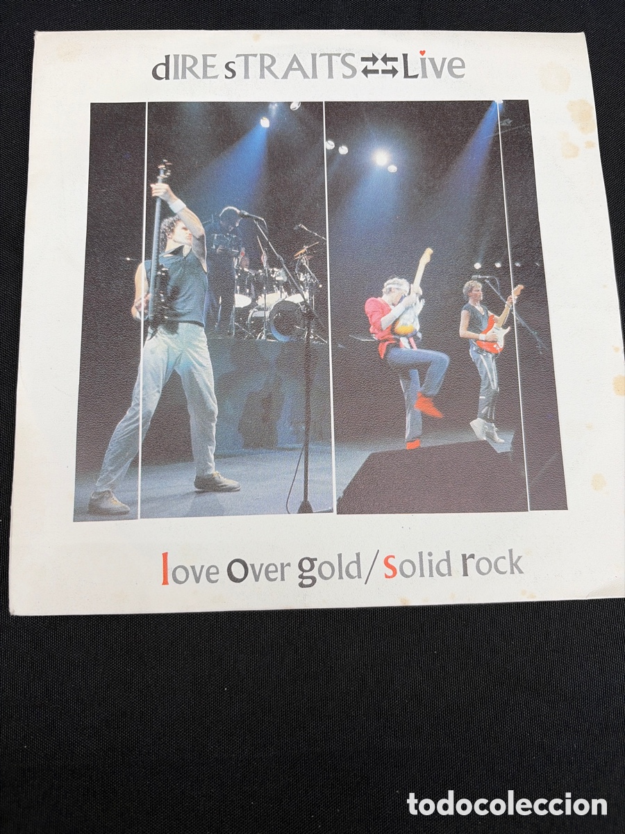 Discos de vinilo: DIRE STRAITS - LOVE OVER GOLD + SOLID ROCK SINGLE SPAIN - Foto 1