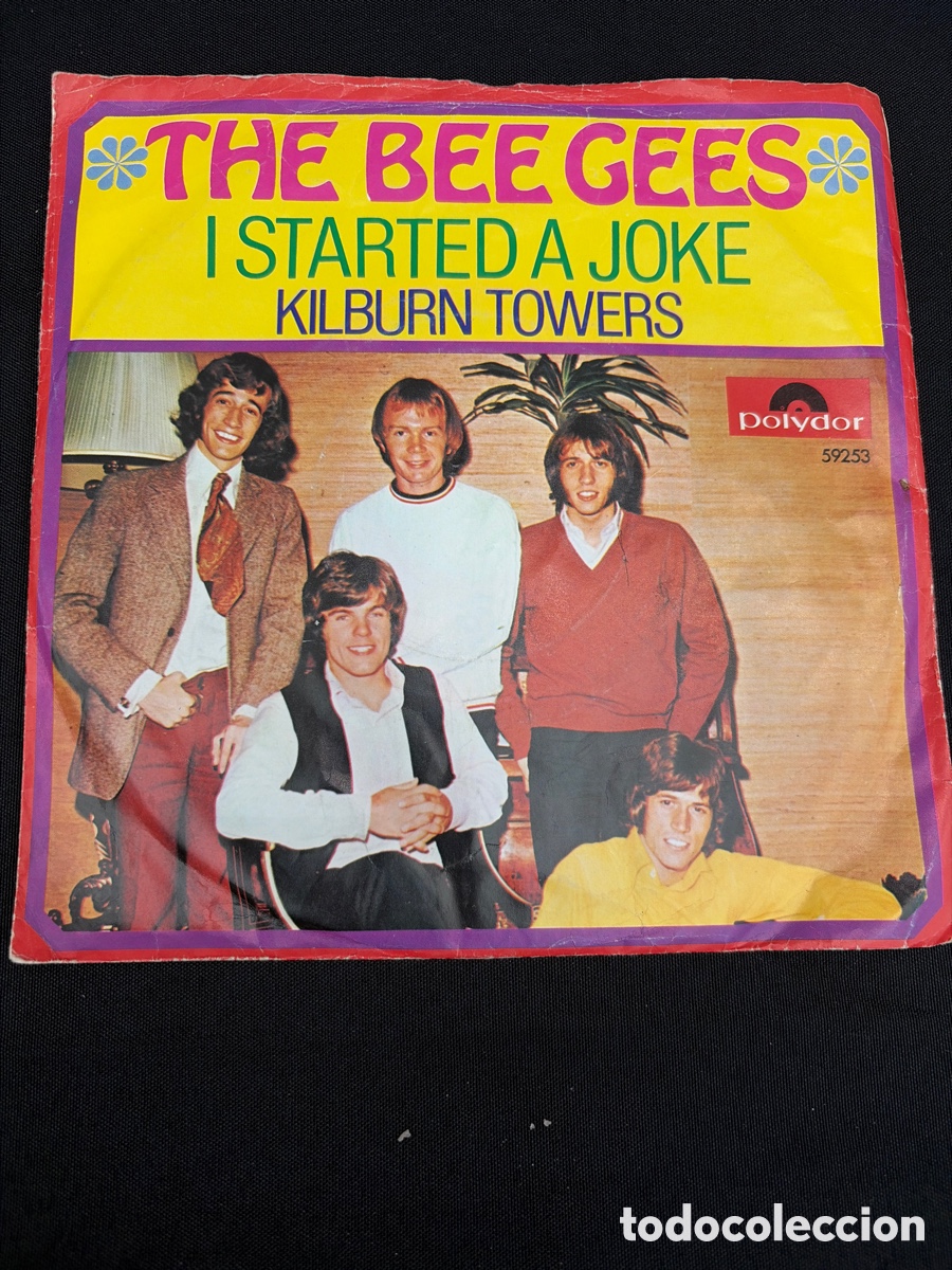 Discos de vinilo: THE BEE GEES - I STARTED A JOKE + KILBURN TOWERS SINGLE GERMANY