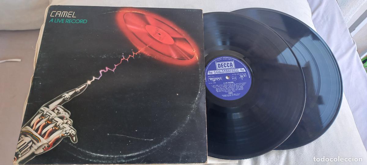 Discos de vinilo: CAMEL &ndash; A LIVE RECORD &ndash; DOBLE LP VINILO &ndash; DECCA / GAMA UK. DBC-R7/8 1978.