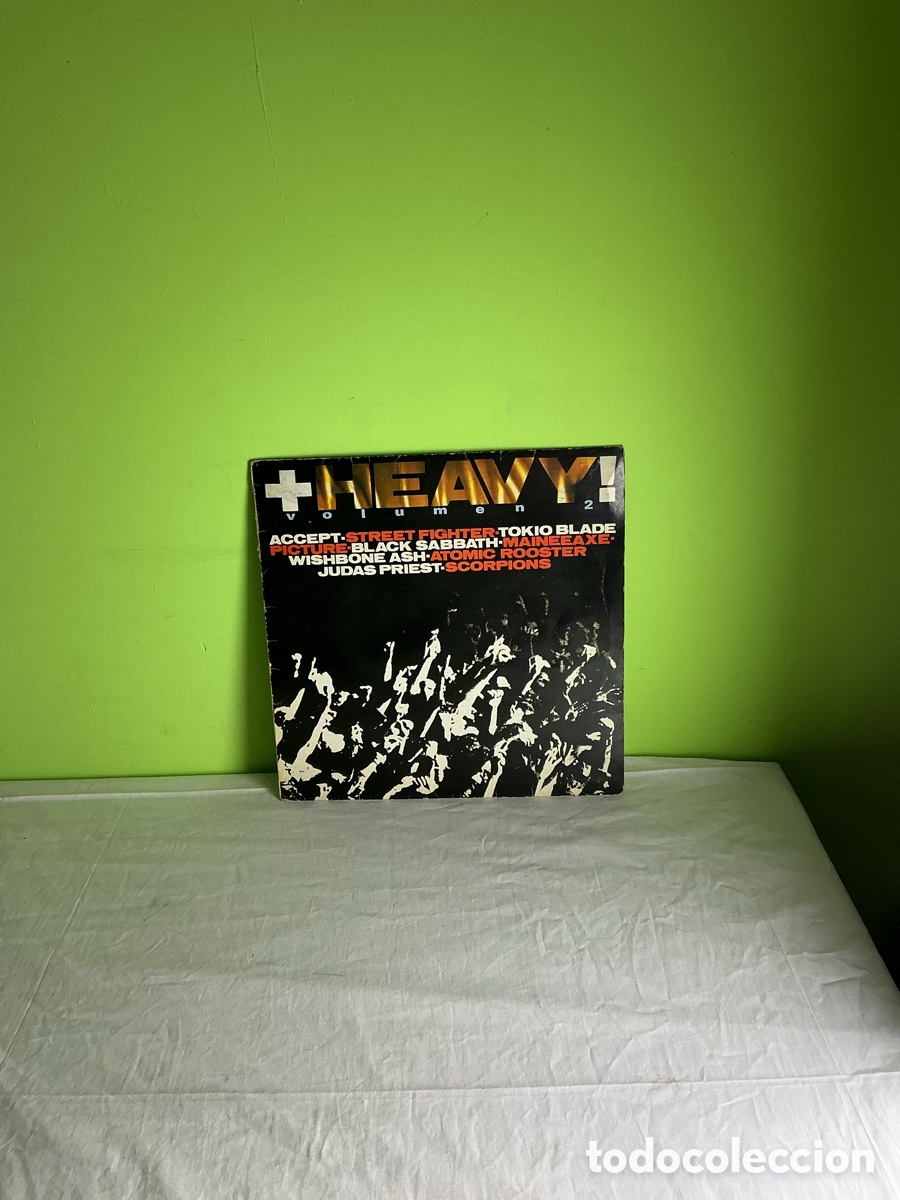 Discos de vinilo: + HEAVY! VOLUMEN 2 &ndash; LP VINILO VICTORIA &ndash; A&Ntilde;OS 80 &ndash; BLACK SABBATH, JUDAS PRIEST, SCORPIONS
