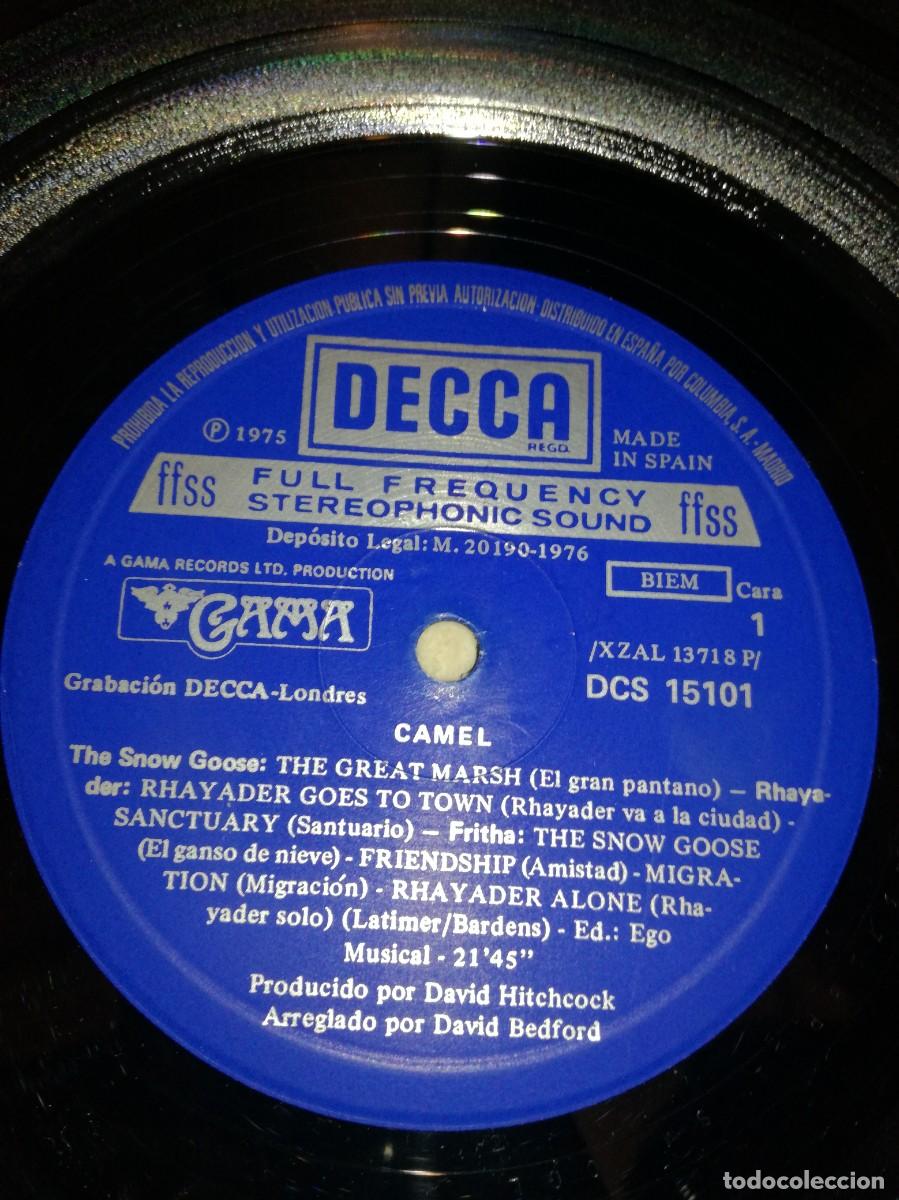 Discos de vinilo: CAMEL-ORIGINAL ESPA&Ntilde;OL 1976 - Foto 4