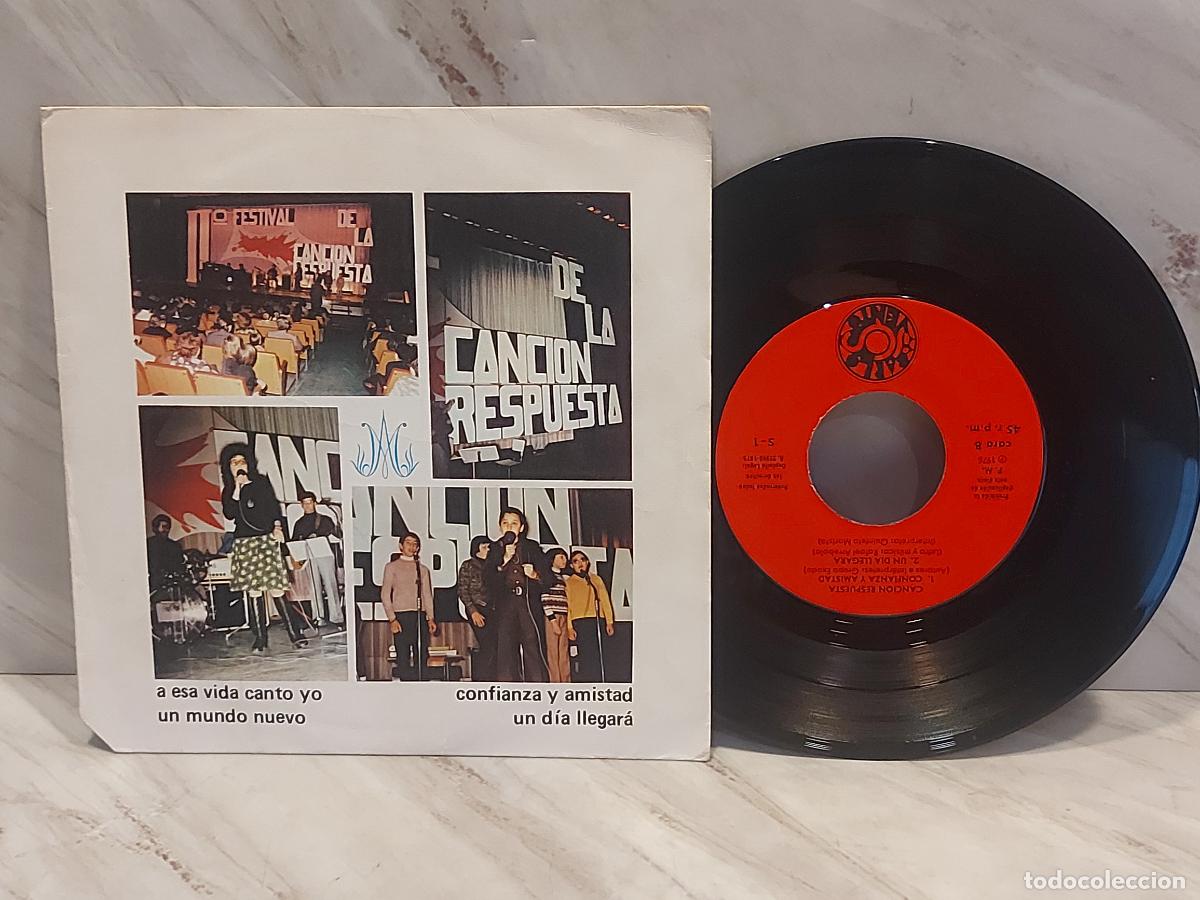 Discos de vinilo: II FESTIVAL CANCI&Oacute;N RESPUESTA | MARISTAS CATALUNYA 1975 | EP S-1 | MBC ***