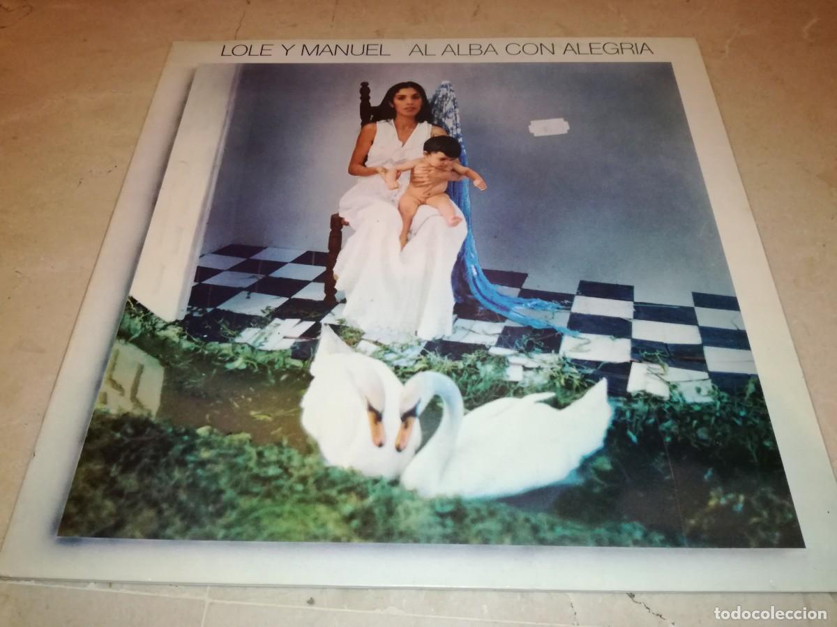 Discos de vinilo: LOLE Y MANUEL-AL ALBA CON ALEGRIA-GATEFOLD-CONTIENE ENCARTE-ORIGINAL 1980