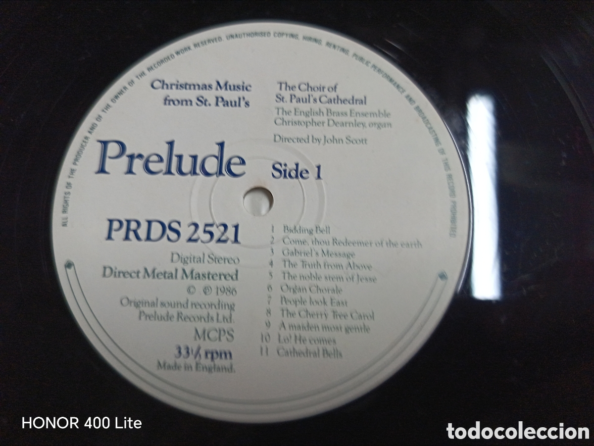 Discos de vinilo: LP Christmas Music from St. Pauls - Foto 4