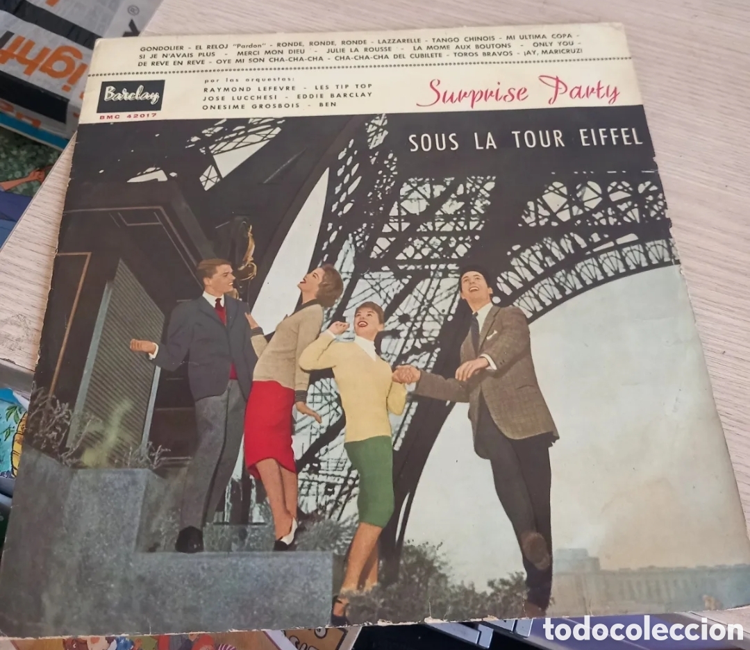 Discos de vinilo: LP Surprise Party Sous La Tour Eiffel - Foto 1