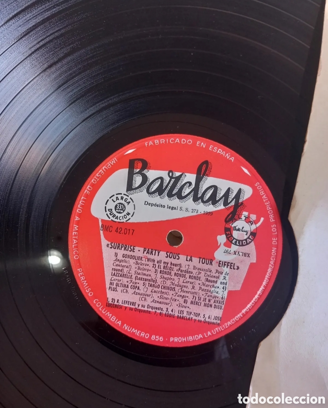 Discos de vinilo: LP Surprise Party Sous La Tour Eiffel - Foto 4