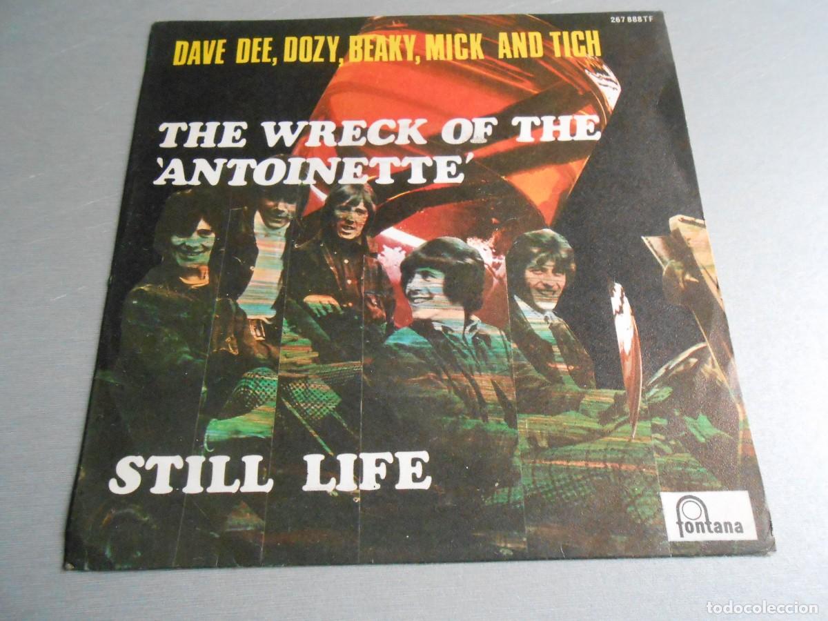 Discos de vinilo: DAVE DEE, DOZY, BEAKY, MICK AND TICH, SG, THE WRECK OF THE ANTOINETTE + 1, A&Ntilde;O 1968, FONTANA